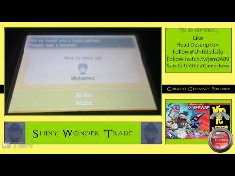 Rotom ★ shiny wonder trade pokemon x and y