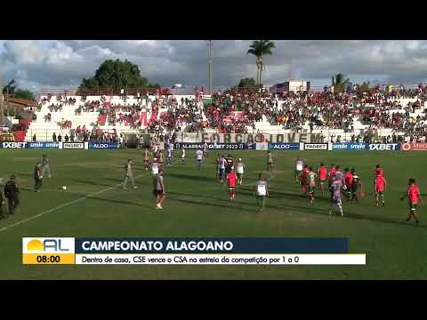 CSE 1x0 CSA - Campeonato Alagoano 2023