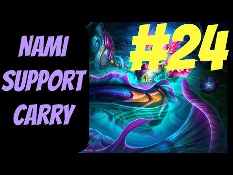 Nami In-Depth Gameplay #24 --  Season 8 -- League of Legends