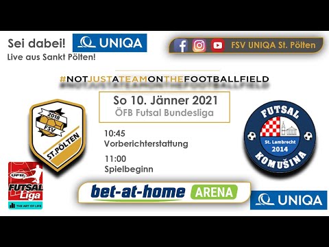 FSV UNIQA St. Pölten - Futsal Club Komušina | 1. ÖFB Futsalliga