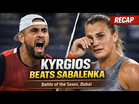Aryna Sabalenka vs Nick Kyrgios • Battle of the Sexes | Dubai 28-12-2025