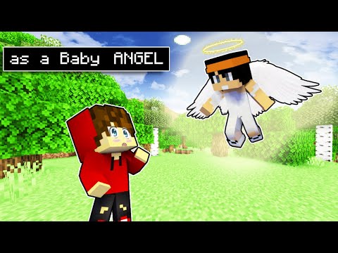 BreyxTv Minecraft - Playing as a BABY ANGEL in Minecraft PE