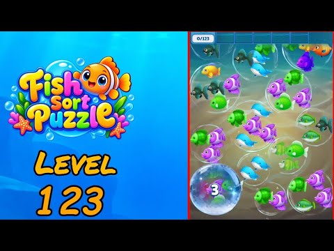 Fish Sort Puzzle Level 123 Walkthrough thumbnail