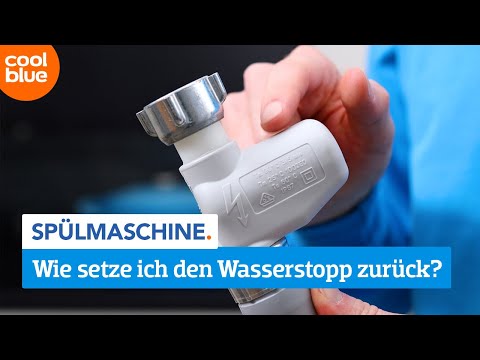 Wie setze ich meinen Wasserstopp zurück?