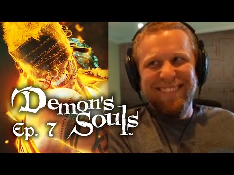 Quin69 - Demon's Souls | Ep.7 | FIGHT against the Blind Dude, the big flying C*NT, and PENETRATOR