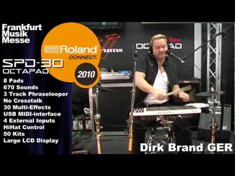 OCTAPAD SPD-30 Frankfurt Musikmesse 2010 Booth Demo