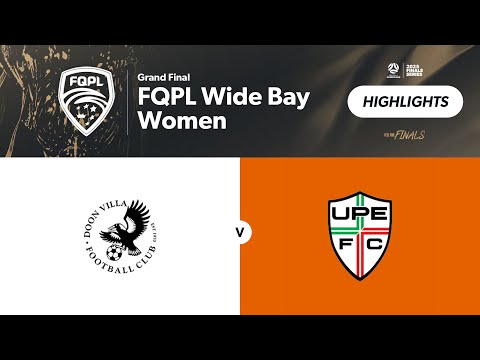 FQPL Wide Bay Women Grand Final - Doon Villa FC vs. United Park Eagles FC Highlights