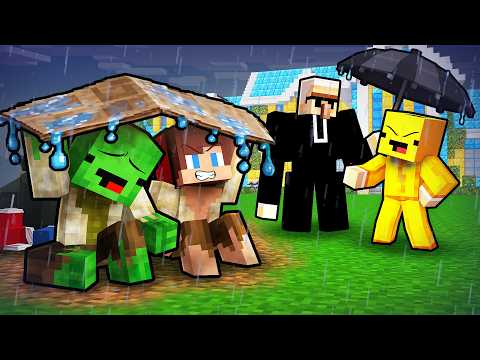 Mikey & JJ Friends From POOR to RICH in Minecraft…Maizen
