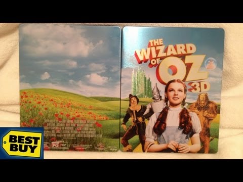 The Wizard of Oz 3D MetalPak/SteelBook Best Buy Exclusive Blu-ray Unboxing - (1939)