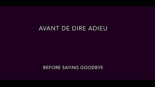 Kadr z teledysku Avant de dire adieu (It hurts to say goodbye) tekst piosenki Ginette Reno