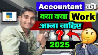 Accountant Work in Tally Prime