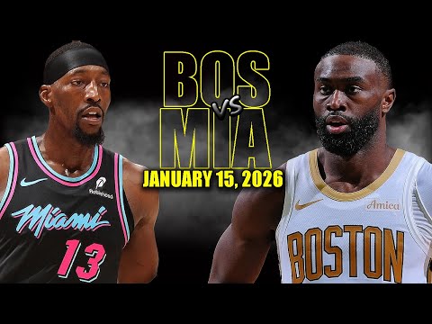 Boston Celtics vs Miami Heat Full Game Highlights - January 15, 2026 | NBA Season