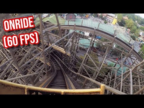 Europa Park - Wodan – Timburcoaster (Wooden Roller Coaster) - Onride [Front Row POV / 60 fps]