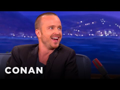 Aaron Paul's Meteorite Prank Made The Local News | CONAN on TBS