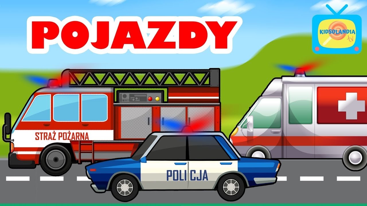 Samochody bajka dla dzieci - Auta - Nauka Pojazdów