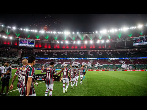 Fluminense 2x0 Olimpia (PAR) - Recebimento espetacular com mosaico!