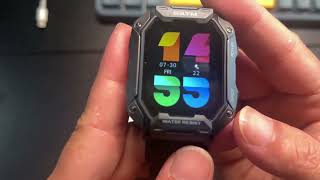 Unboxing EIGIIS Sports Watch 5ATM Waterproof Rugged with 1.71 Inch HD