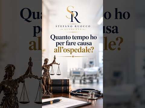 quanto tempo ho per fare una causa all'ospedale