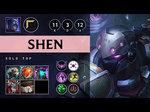 Shen Top vs Aatrox - KR Master Patch 25.09