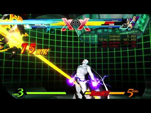 Umvc3 - Wolverine Trish Magneto - 5 Meter Death Combo off Grab