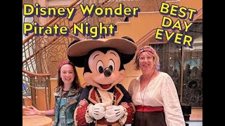 Disney Wonder, Disney Cruise,  Day 3, Port Day in Hobart and Pirate Night, January 2025