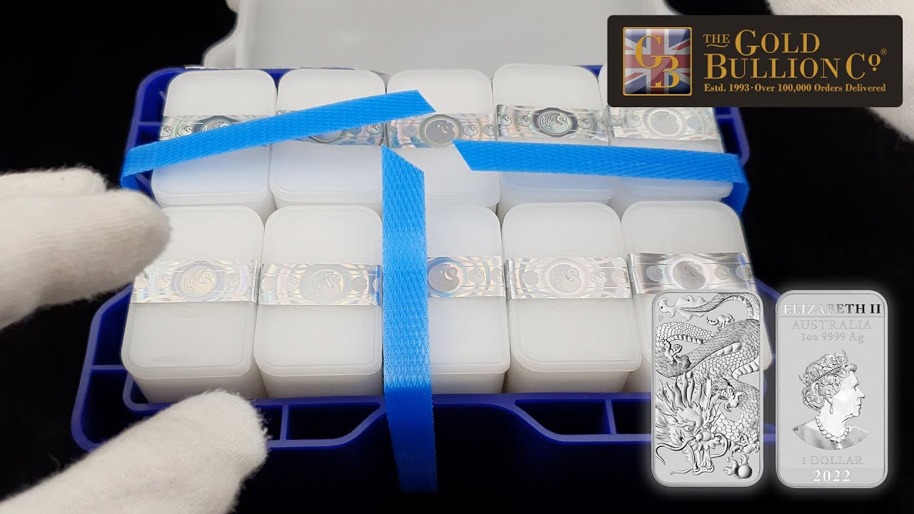 200 x 2022 1oz Dragon Rectangular Silver Coins in Monsterbox I Buy Now
