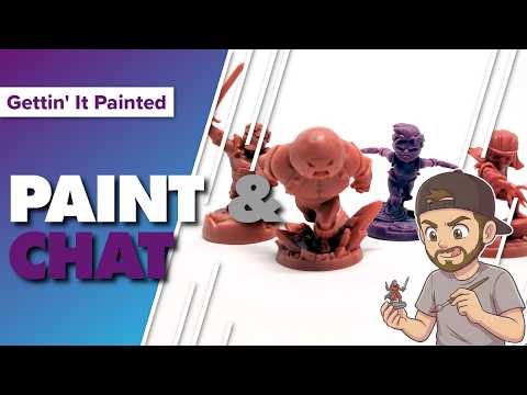 Marvel United Miniature Painting Live Stream and Chat