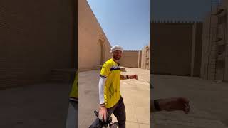 🇮🇶 Alexander the Great Throne Room in Babylon Iraq #shorts