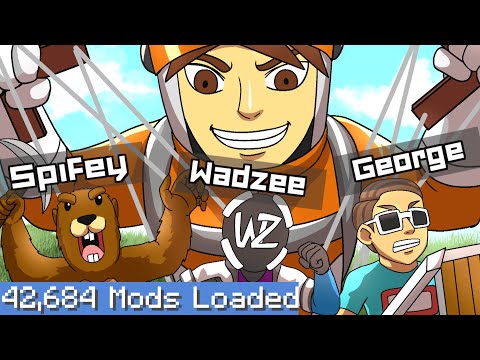 I made famous youtubers play the largest minecraft modpack