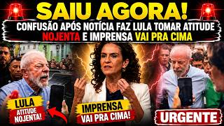 CONFUSÃO APÓS NOTÍCIA FAZ LULA TOMAR ATITUDE NOJENTA