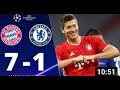 FC Bayern München vs Chelsea 7-1 UEFA Champions League 2020 Alle Tore und erweiterte Highlights