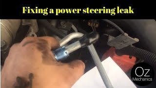 How to fix a power steering leak