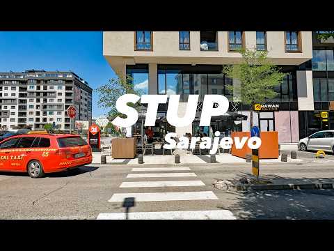 Šetnja kroz Stup i Kasindolsku do tramvajske stanice ☀️ Stup walk & Bulevar life (4K Walking Video)