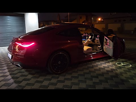 Night Features and POV Drive - 2025 Mercedes-Benz CLE 300 Coupe - Does it have any bad angles?