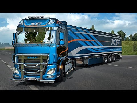 Calais-Duisburg Daf XF Euro 6 Fast Driving I Truckersmp-ETS2