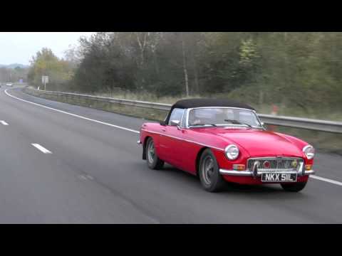 MGB Classic Car Driving Video