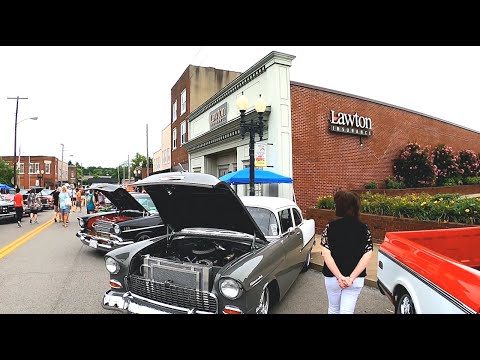 Chevelle SS 1955 Chevy 1971 Chevy Pickup @ Central City Rods & Ribs