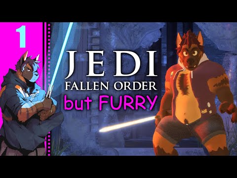 Let's Play Star Wars Jedi: Fallen Order... but FURRY Part 1 - My Fursona Is the Last Jedi (Modded)
