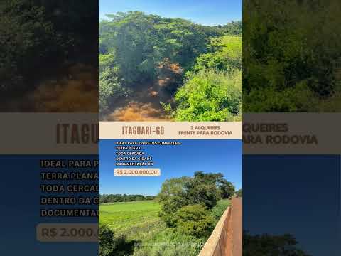 Chácara em Itaguari Goiás/ whatsapp 62 99373-6407. Ricco Agronegócio