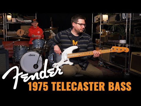 Fender Telecaster Bass Black 1975 image 12