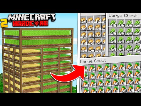 Building The BEST Automatic Farms In Minecraft Hardcore!