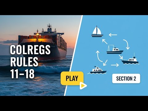 COLREGS I ROR SECTION 2 I RULE 11 TO RULE 18 I RULES OF ROAD