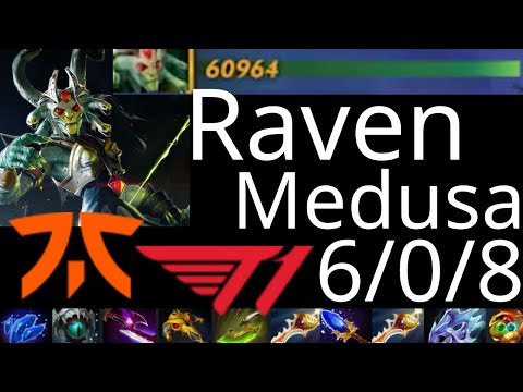 Raven Medusa vs Mars, Kunkka, WK - Fnatic vs T1 g2 DPC Tour 1 final dota2
