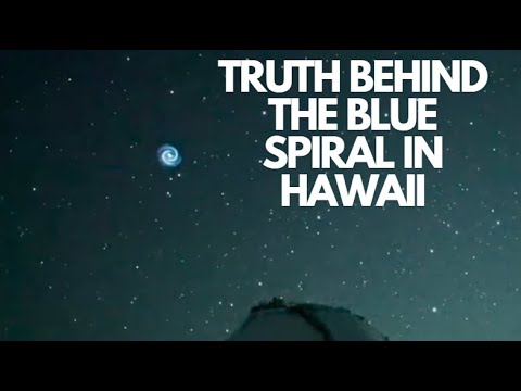 Mysterious Blue Spiral Spotted in Hawaii #science #technology #space