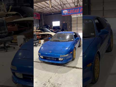 Turbo MR2 SW20 project sounding with new turbo and our custom exhaust. #toyota #mr2 #3sgte