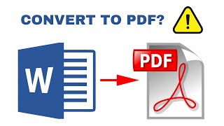 IMPORTANCE OF CONVERTING YOUR MICROSOFT WORD DOCUMENTS TO PDF FORMAT