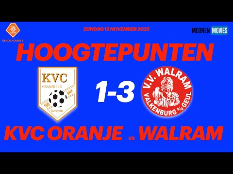 HOOGTEPUNTEN INCLUSIEF WERELDGOAL KVC ORANJE-WALRAM 13-11-2022