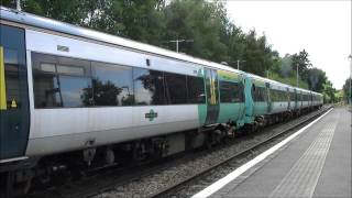 preview picture of video '(HD) Southern Class 171 Turbostars, Eridge, 02/08/13.'