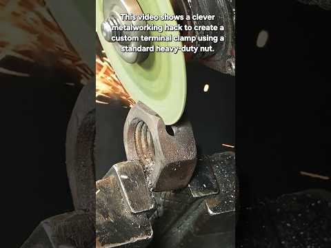 DIY Battery Terminal Hack: Using a Nut to Fix a Loose Connection