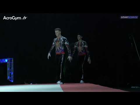 GBR Senior Men's Pair Dynamic Final - Acrobatic European Championships 2021